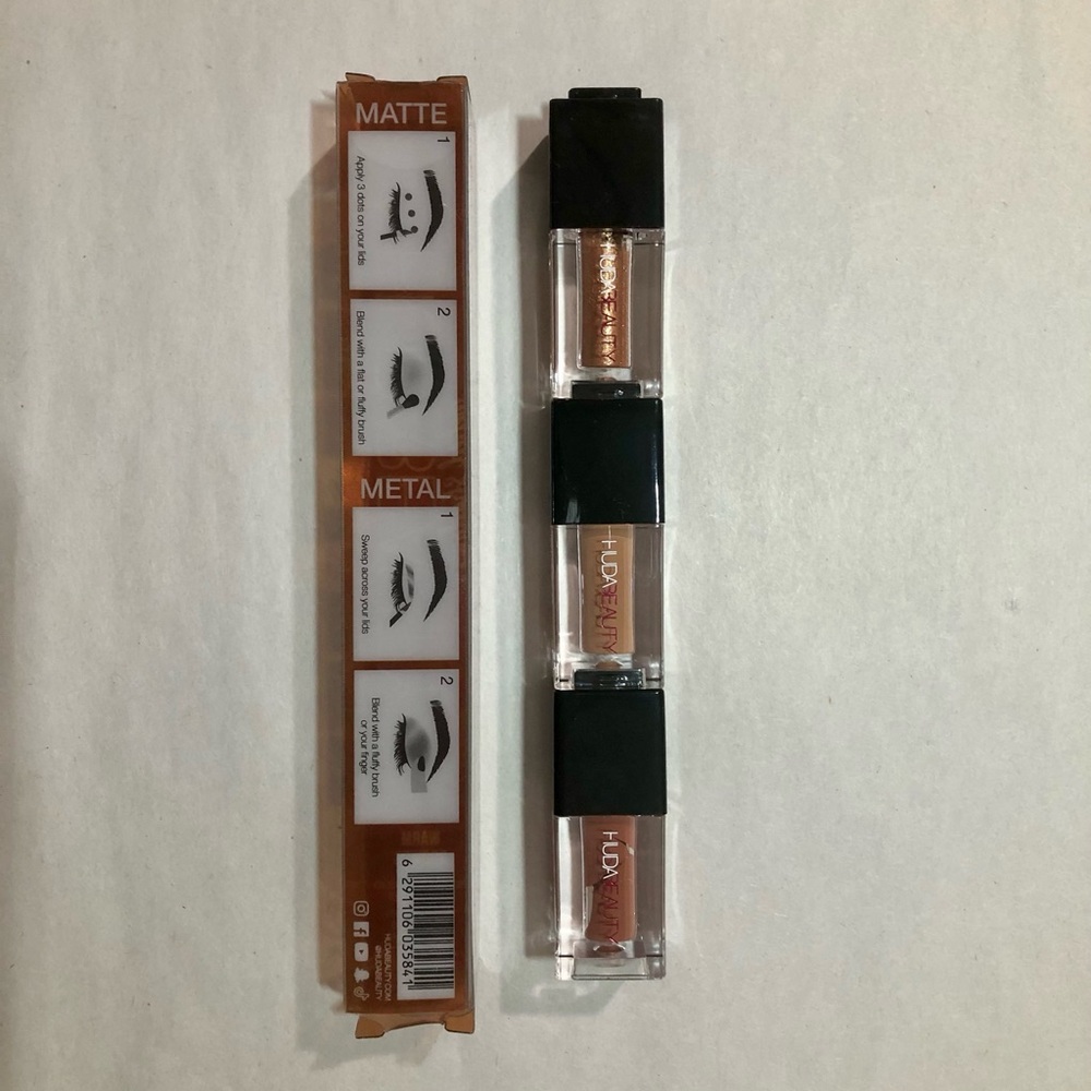 Hudy Beauty Mini Matte & Metal Melted Shadows Warm Browns - Picture 6 of 6